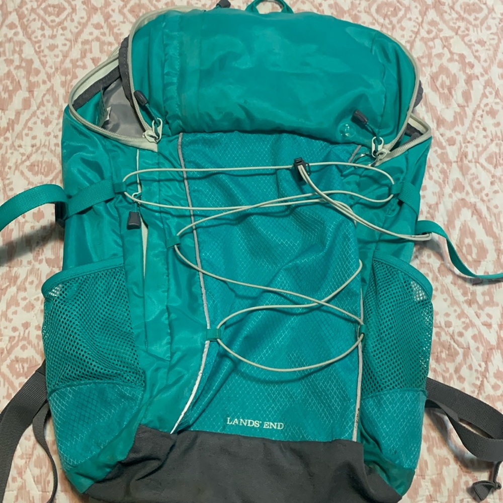 Lands' End Teal Backpack